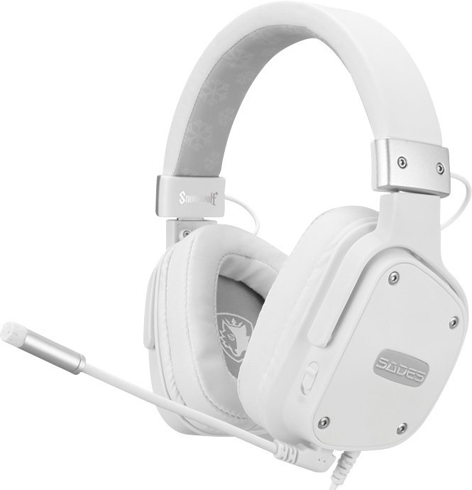 Sades Snowwolf SA-722S Gaming-Headset (Mikrofon abnehmbar) von Sades