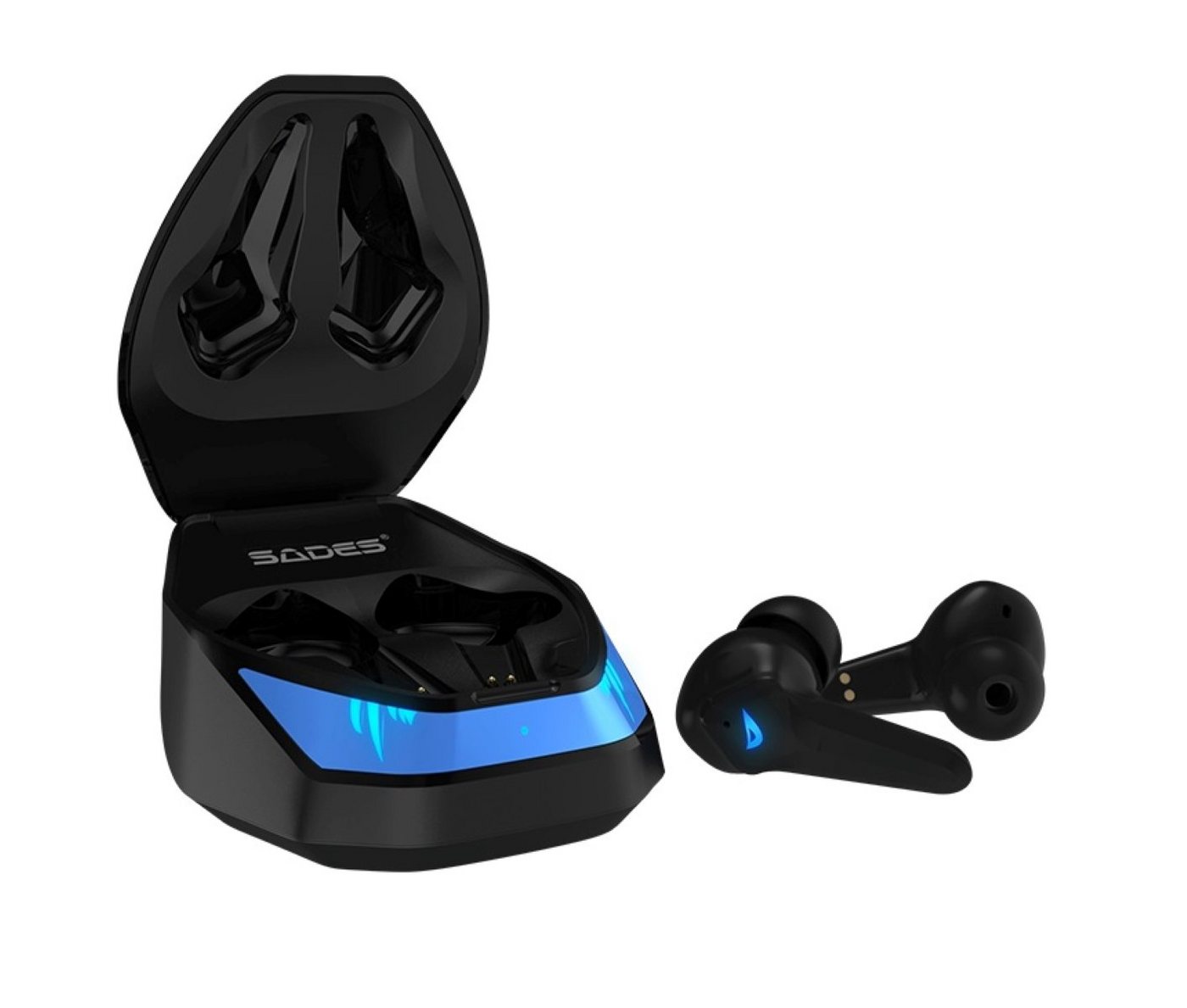Sades Wings 200 TW-S02 In-Ear-Kopfhörer (kabellos, Stereo, mit Mikrofon, Bluetooth 5.0, automatische Kopplung) von Sades