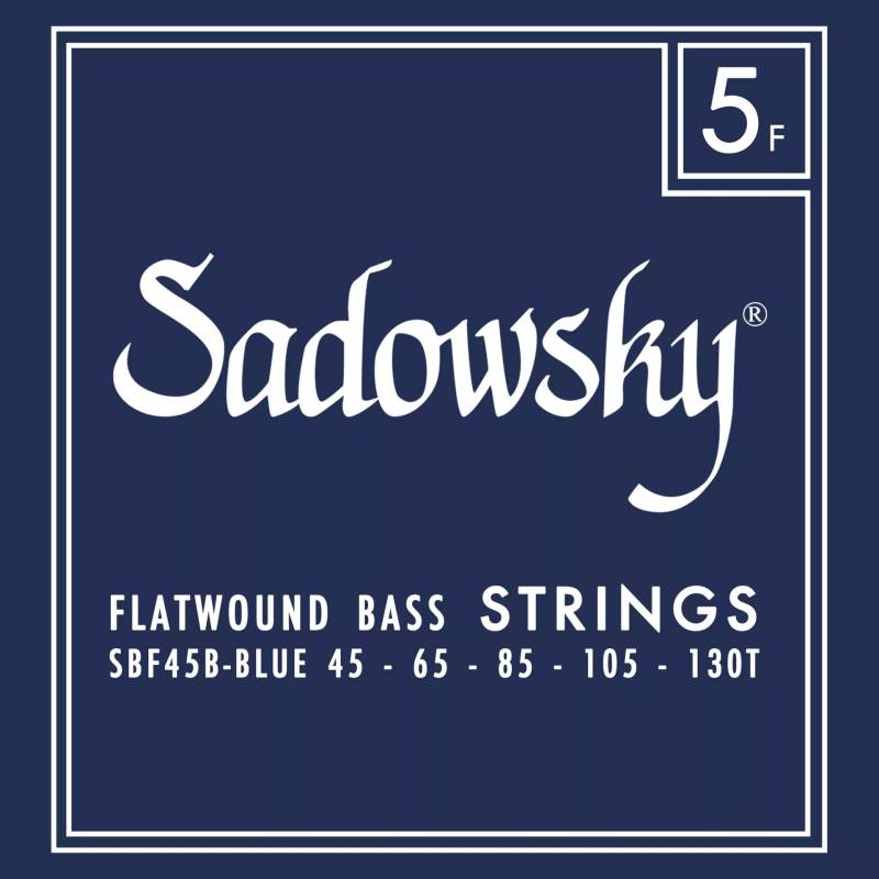 Sadowsky Blue Label SBF 45B St. Flat/Taperwound 45-130 (5-String Pack) von Sadowsky