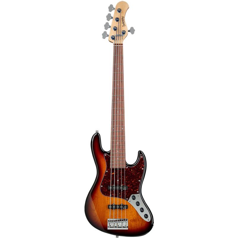 Sadowsky MetroLine 21-5 Vintage Alder 59 Burst Transparent 5-String Electric Bass Guitar von Sadowsky
