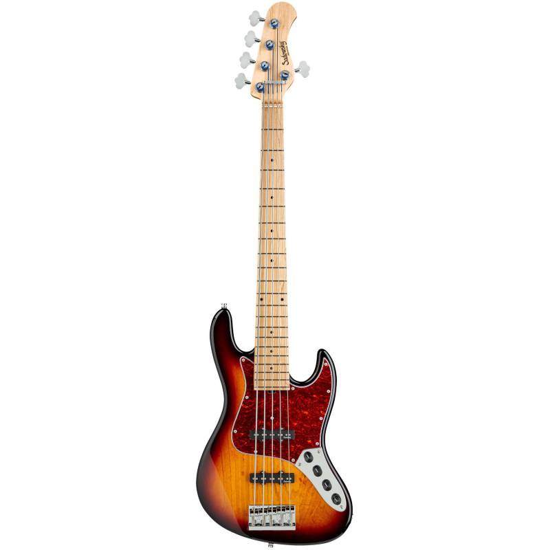 Sadowsky MetroLine 21-5 Vintage Ash 59 Burst Transparent High Polish 5-String Electric Bass Guitar von Sadowsky