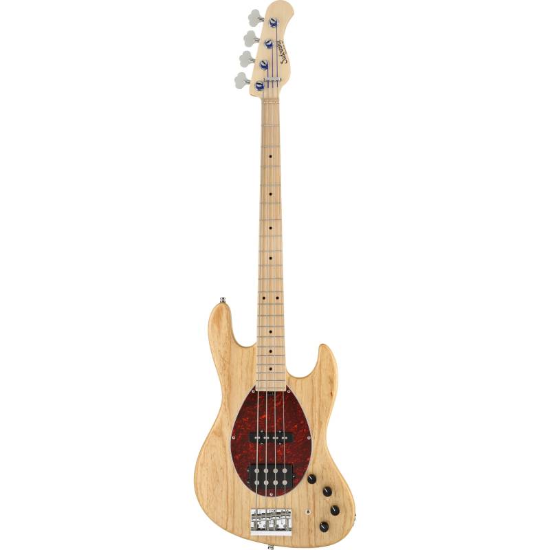 Sadowsky MetroLine 21-Fret Vintage M/J Bass (Swamp Ash) Natural Transparent Satin Electric Bass Guitar with Gig Bag von Sadowsky