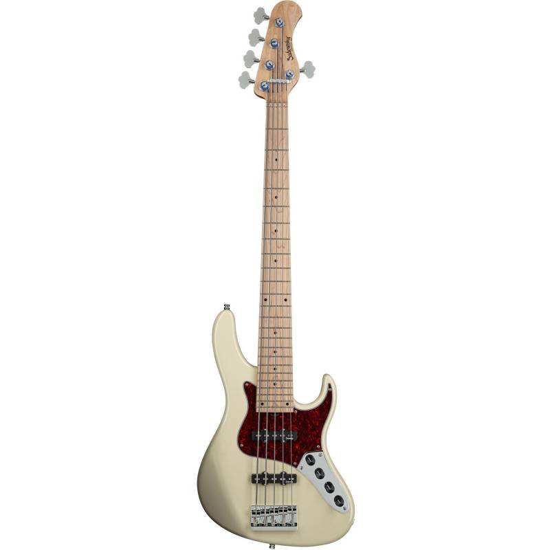 Sadowsky MetroLine 24-5 Vintage Ash Solid Olympic White High Polish 5-String Electric Bass Guitar von Sadowsky