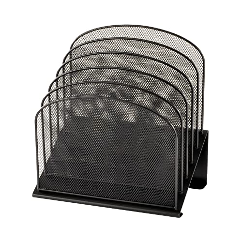 Safco Onyx Mesh Schreibtisch Organizer 5-stufig schwarz von Safco