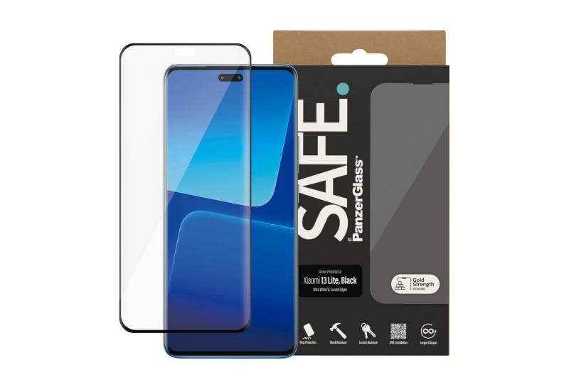 SAFE by PanzerGlass Screen Protector Xiaomi 13 Lite, UWF, Displayschutzfolie von Safe by Panzerglass