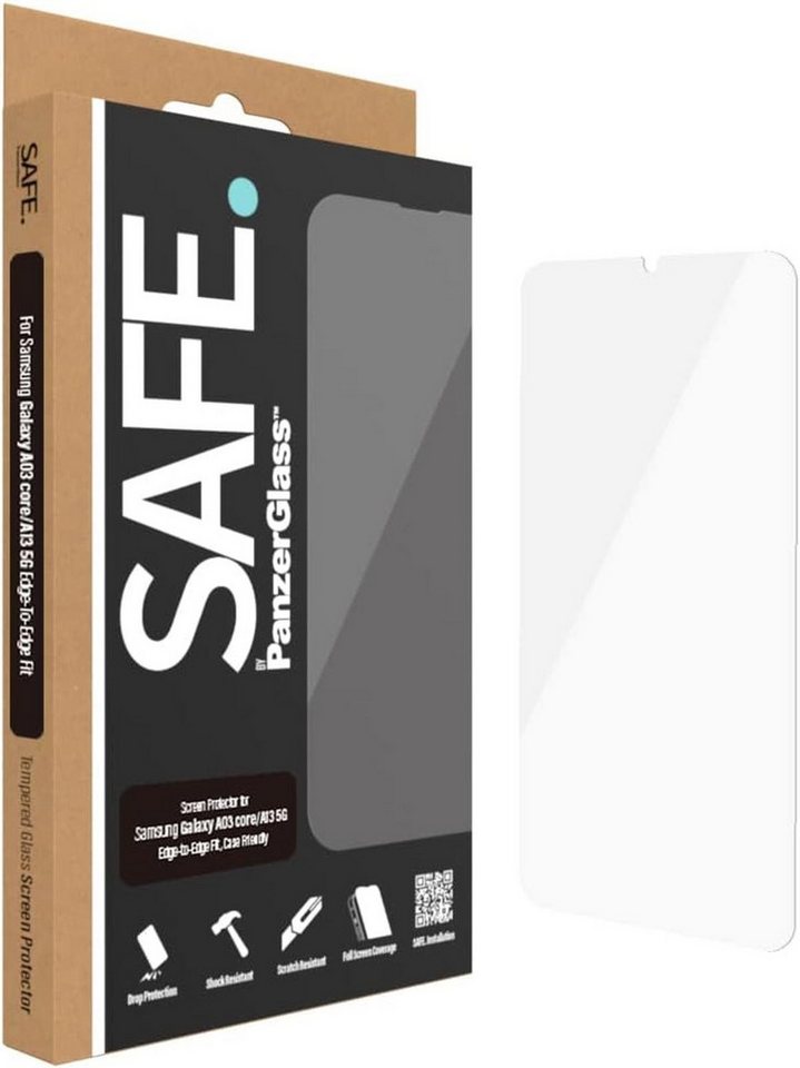 Safe Displayschutzglas SAFE by PanzerGlass Samsung Galaxy A03 core/A13 5G/A04s Schutzfolie von Safe