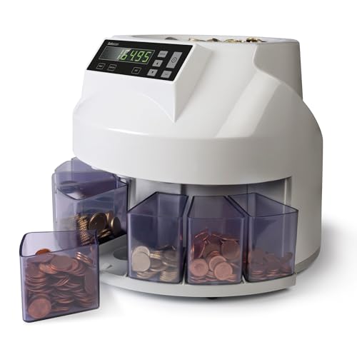 Safescan 1250 EUR Münzzähler, der gemischte EUR-Münzen schnell zählt und sortiert - Münzsortierer, sortiert Münzen nach Stückelung - Geldzählmaschine für das Zählen von Münzen Safescan 1250 EUR Münzzähler, der gemischte EUR-Münzen schnell zählt und sortiert - Münzsortierer, sortiert Münzen nach Stückelung - Geldzählmaschine für das Zählen von Münzen von Safescan