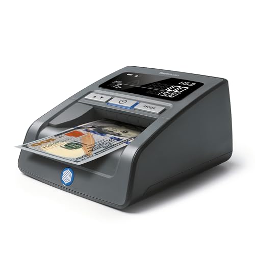 Safescan 185-S automatischer Geldscheinprüfer zur schnellen Überprüfung von Geldscheinen - Inklusive US Dollar - Falschgeldprüfgerät mit 7-facher Echtheitsprüfung - 100% genauer Geldscheinprüfer Safescan 185-S automatischer Geldscheinprüfer zur schnellen Überprüfung von Geldscheinen - Inklusive US Dollar - Falschgeldprüfgerät mit 7-facher Echtheitsprüfung - 100% genauer Geldscheinprüfer von Safescan