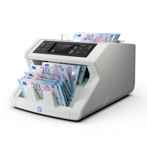 Safescan 2210 Geldzählmaschine, zählt sortierte Banknoten - Banknotenzähler mit 2-facher Echtheitsprüfung - zählt sortierte Banknoten Aller Währungen von Safescan