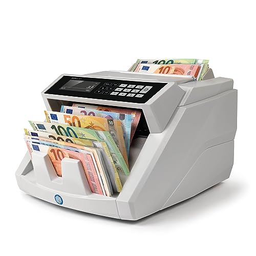 Safescan 2465-S - Banknotenzähler für gemischte Geldscheine, mit 7-facher Falschgeldprüfung von Safescan