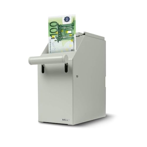 Safescan 4100 POS Safe (grau), sichere und diskrete Aufbewahrung von bis zu 300 Banknoten - perfekt für die Montage unter dem Verkaufstresen - Einfache Installation in der Nähe Ihre Kassenschulade von Safescan