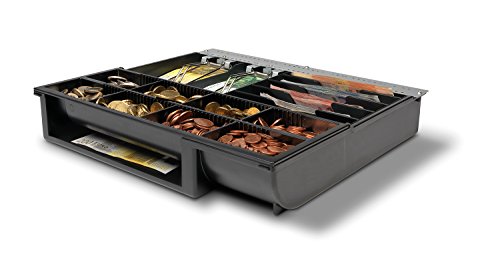 Safescan 4141T2 verstellbarer Kassenladeneinsatz zur Optimierung Ihrer Kassenschublade - mit 6 Fächern für Scheine und 8 für Münzen - kompatibel mit der Safescan SD-4141 und HD-4141S Kassenlade von Safescan