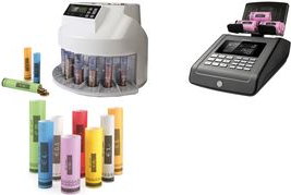 Safescan Euro-Papier-Münzhülsen, Satz aus 102 Münzhülsen kompatibel mit Safescan 1250 EUR mit den Münzröhren, - 1 Stück (151-0660) von Safescan