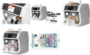 Safescan Geldschein-Zählgerät Safescan 2985-SX, grau 7-fache Falschgelderkennung für alle Währungen: UV, mag - 1 Stück (112-0649) von Safescan