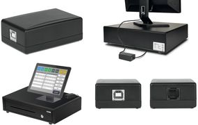 Safescan USB Kassenladenöffner UC-100, schwarz verbindet die Kassenlade mit dem PC oder POS-System, - 1 Stück (125-0578) von Safescan