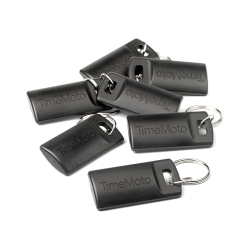 TimeMoto RF-110 RFID-Schlüsselanhänger, 25er Set, kompatibel mit TimeMoto Zeiterfassungen, kompakt, leicht, 125 kHz Frequenz, 7cm Erfassungsbereich TimeMoto RF-110 RFID-Schlüsselanhänger, 25er Set, kompatibel mit TimeMoto Zeiterfassungen, kompakt, leicht, 125 kHz Frequenz, 7cm Erfassungsbereich von TimeMoto