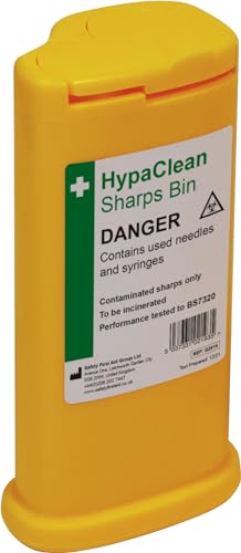 Safety First Aid HypaClean Abfallbehälter für scharfe Gegenstände, 0,25 l von Safety First Aid Group