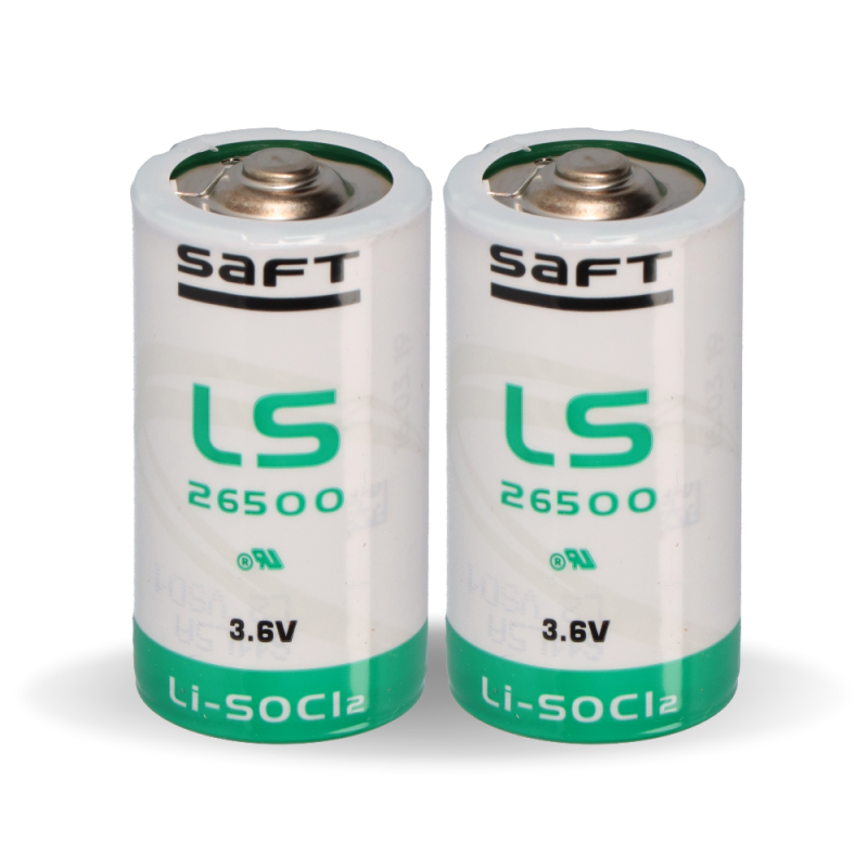 2x SAFT Lithium Batterie Baby C LS 26500 3,6V 7,7Ah Lithium-Thionylchlorid 2x SAFT Lithium Batterie Baby C LS 26500 3,6V 7,7Ah Lithium-Thionylchlorid von Saft