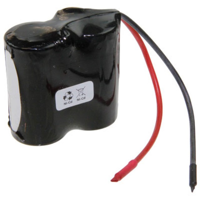 Notbeleuchtungs-Akku F1x2 Saft VNT C mit Kabel 10cm mit offener Litze 2,4V, 2500mAh von Saft