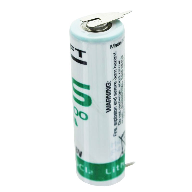 SAFT LS14500CNA Lithium Batterie mit 2er Print Kontakten SAFT LS14500CNA Lithium Batterie mit 2er Print Kontakten von Saft