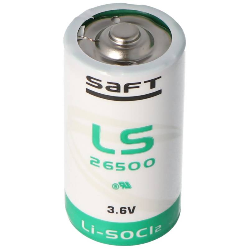 SAFT LS26500 Lithium Batterie Li-SOCI2, C-Size bobbin cell von Saft