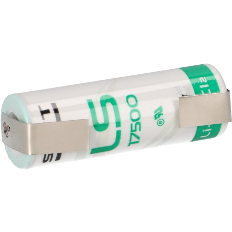 Saft Lithium 3,6V Batterie LS 17500 A - Zelle mit U-Lötfahne von Saft