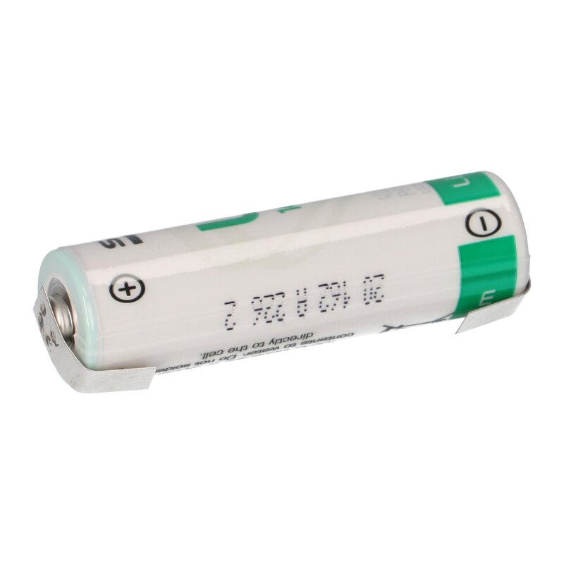 Saft Lithium 3,6V Batterie LS14500 AA-Zelle Lötfahne U-Form von Saft