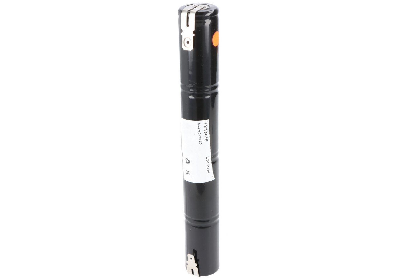 Saft Notbeleuchtungs-Akku L1x4 Saft VNT CS mit Faston +6,3 mm -4,8 mm 4,8V Akku 1600 mAh (4,8 V) von Saft