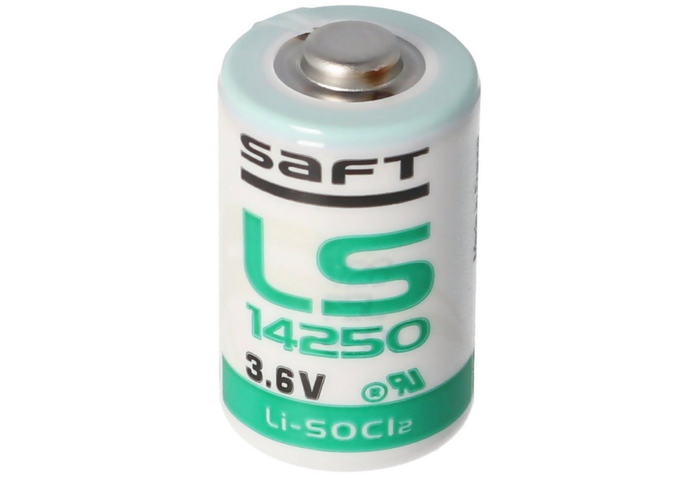 Saft SAFT LS14250 Lithium Batterie Li-SOCI2, Size 1/2 AA LST14250 Batterie, (3,6 V) von Saft