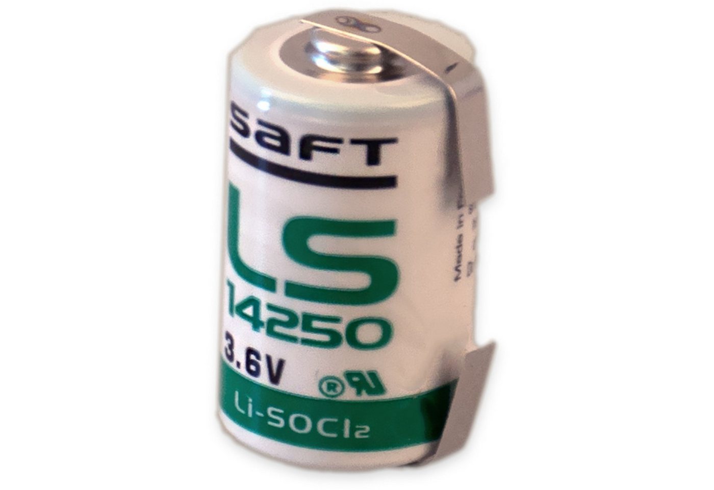 Saft SAFT Lithium-Batterie LS 14250-CNR, 1/2AA, mit Batterie Saft SAFT Lithium-Batterie LS 14250-CNR, 1/2AA, mit Batterie von Saft