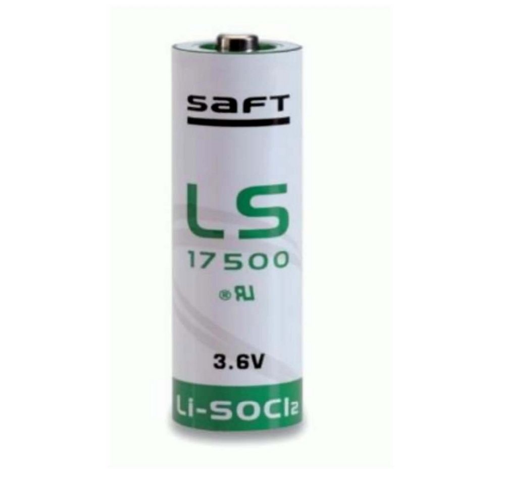 Saft Saft Lithium Batterie LS 17500 Baugröße A 3,6volt 3600mAh Lithium Batterie, (3,6 Volt V) von Saft