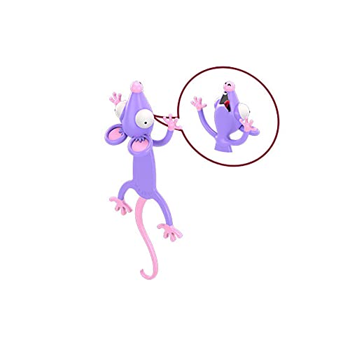 3D-Tier-Lesezeichen mit Cartoon-Seiten-Clip, lustiges Stereo-Lesezeichen für Kinder und Kinder, niedliche Taschenfüller, Geburtstagsparty-Geschenk – Maus von SagaSave