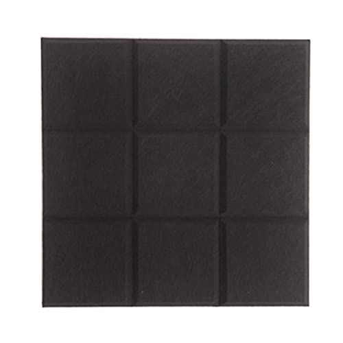 Filzpinnwand Pinnwand Memoboard Quadratische Pinnwände für Büro Zuhause Klassenzimmer (Schwarz) von SagaSave