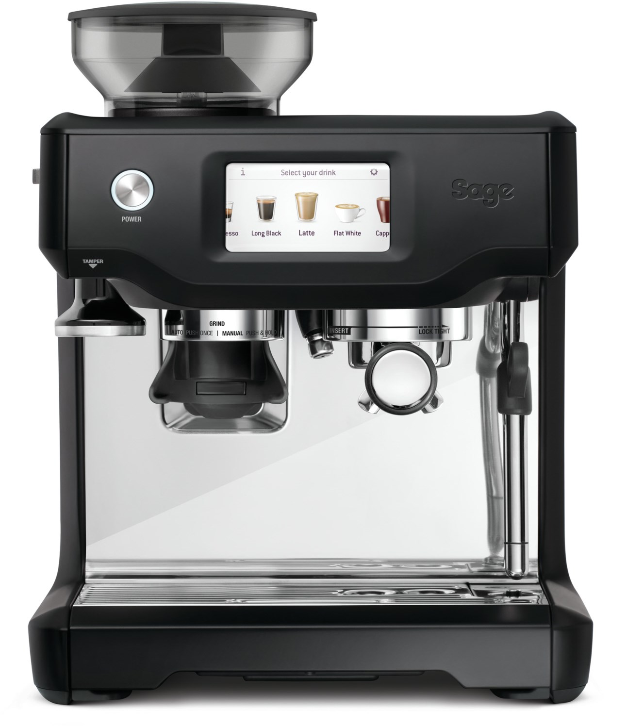 The Barista Touch Siebträgermaschine black truffle The Barista Touch Siebträgermaschine black truffle von Sage
