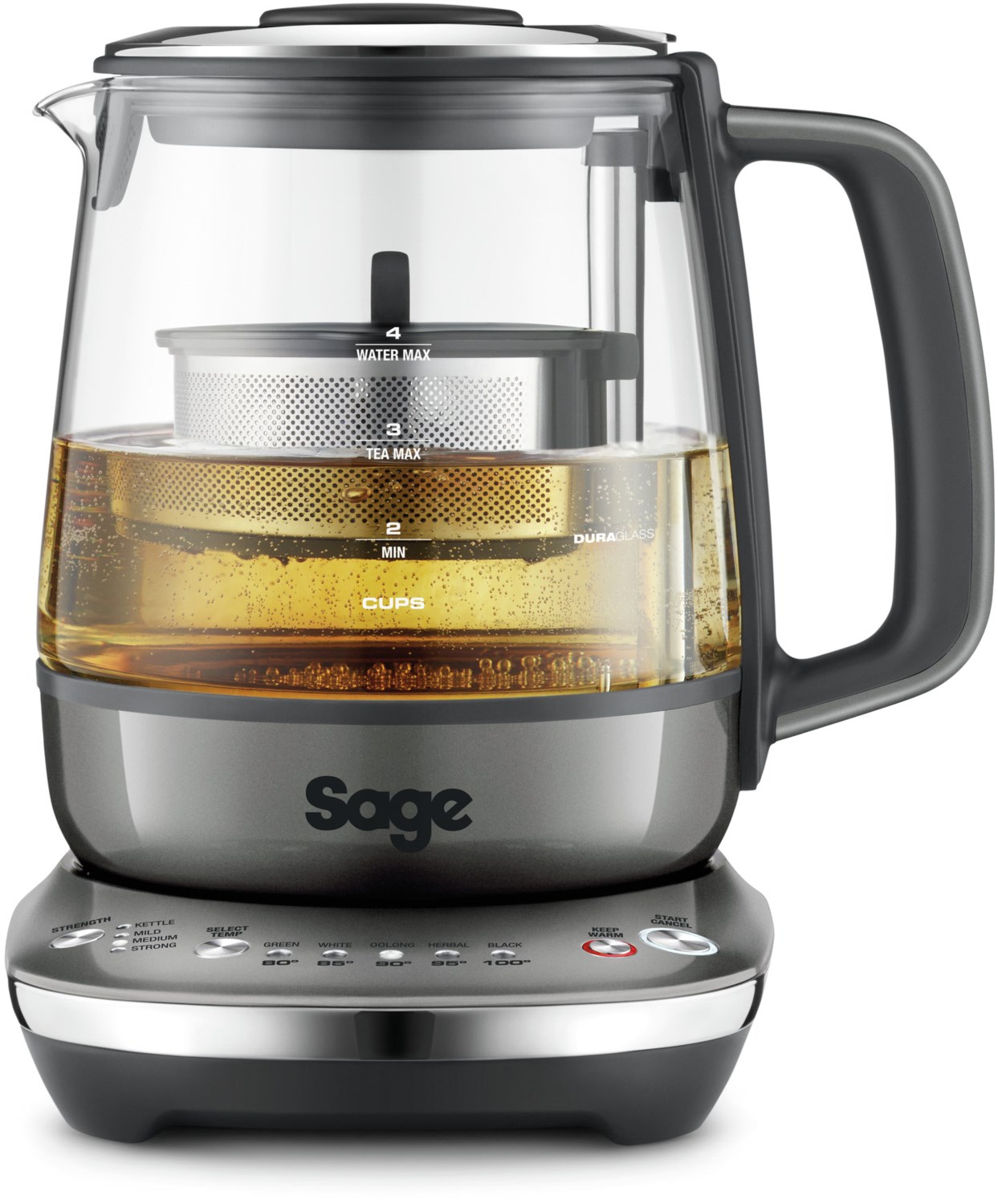 The Tea Maker Compact STM700SHY4EEU1 Tee-/Wasserkocher anthrazit von Sage