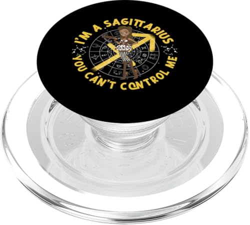 Schütze, Sternzeichen: I'm A Sagittarius - You Can't Control Me PopSockets PopGrip für MagSafe von Sagittarius Zodiac Sign Designs For Women