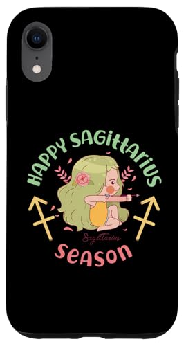 Schütze-Sternzeichen: Happy Sagittarius Season Hülle für iPhone XR von Sagittarius Zodiac Sign Designs For Women