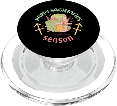 Schütze-Sternzeichen: Happy Sagittarius Season PopSockets PopGrip für MagSafe Schütze-Sternzeichen: Happy Sagittarius Season PopSockets PopGrip für MagSafe von Sagittarius Zodiac Sign Designs For Women