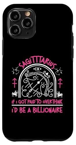 Schütze-Sternzeichen: Paid To Overthink, I'd Be A Billionaire Hülle für iPhone 11 Pro Schütze-Sternzeichen: Paid To Overthink, I'd Be A Billionaire Hülle für iPhone 11 Pro von Sagittarius Zodiac Sign Designs For Women