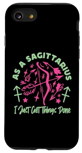 Schütze: As A Sagittarius I Just Get Things Done Hülle für iPhone SE (2020) / 7 / 8 von Sagittarius Zodiac Sign Designs For Women