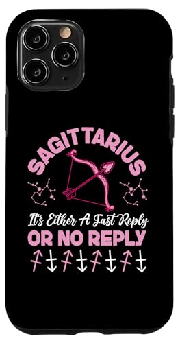 Schütze: Entweder eine schnelle Antwort oder keine Antwort Hülle für iPhone 11 Pro Schütze: Entweder eine schnelle Antwort oder keine Antwort Hülle für iPhone 11 Pro von Sagittarius Zodiac Sign Designs For Women