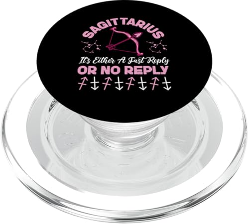 Schütze: Entweder eine schnelle Antwort oder keine Antwort PopSockets PopGrip für MagSafe Schütze: Entweder eine schnelle Antwort oder keine Antwort PopSockets PopGrip für MagSafe von Sagittarius Zodiac Sign Designs For Women