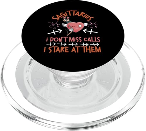 Schütze: I Don't Miss Calls, I Stare At Them PopSockets PopGrip für MagSafe Schütze: I Don't Miss Calls, I Stare At Them PopSockets PopGrip für MagSafe von Sagittarius Zodiac Sign Designs For Women