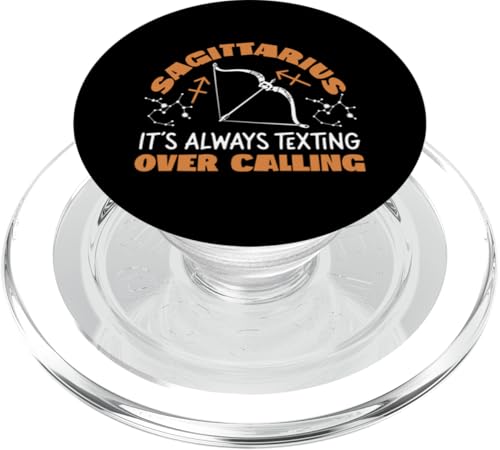 Schütze: It's Always Texting Over Calling PopSockets PopGrip für MagSafe Schütze: It's Always Texting Over Calling PopSockets PopGrip für MagSafe von Sagittarius Zodiac Sign Designs For Women