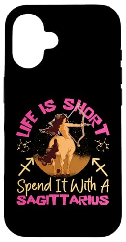 Schütze: Life Is Short Spend It With Sagittarius Hülle für iPhone 16 Schütze: Life Is Short Spend It With Sagittarius Hülle für iPhone 16 von Sagittarius Zodiac Sign Designs For Women
