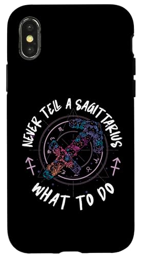 Schütze: Never Tell A Sagittarius What To Do Hülle für iPhone X/XS Schütze: Never Tell A Sagittarius What To Do Hülle für iPhone X/XS von Sagittarius Zodiac Sign Designs For Women