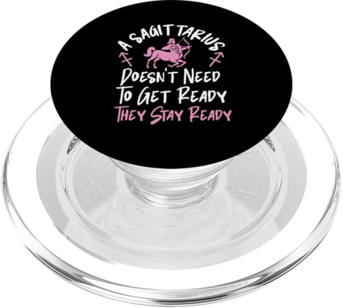 Schütze: Sternzeichen Schütze: Doesn't Need Get Ready, They Stay Ready PopSockets PopGrip für MagSafe Schütze: Sternzeichen Schütze: Doesn't Need Get Ready, They Stay Ready PopSockets PopGrip für MagSafe von Sagittarius Zodiac Sign Designs For Women