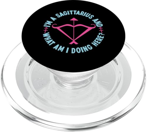 Schütze: Was mache ich hier? PopSockets PopGrip für MagSafe Schütze: Was mache ich hier? PopSockets PopGrip für MagSafe von Sagittarius Zodiac Sign Designs For Women