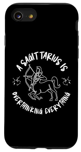 Sternzeichen Schütze: Ein Schütze überdenkt alles Hülle für iPhone SE (2020) / 7 / 8 von Sagittarius Zodiac Sign Designs For Women