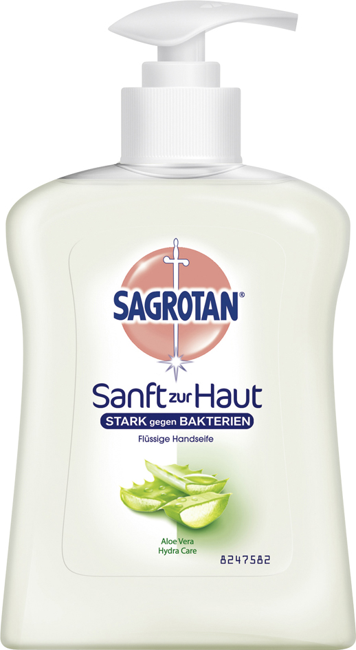 SAGROTAN Handwaschseife Aloe Vera, 250 ml Pumpflasche von Sagrotan